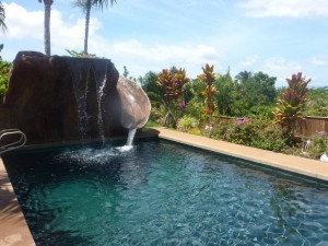 Sunbath and relax by the Pool at this Maui Meadows Vacation rental on Maui